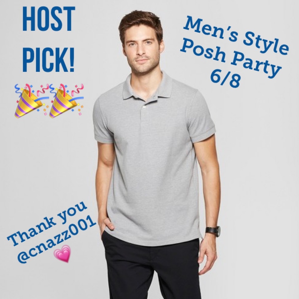 NWT Goodfellow Polo Shirt Grey Men S XL